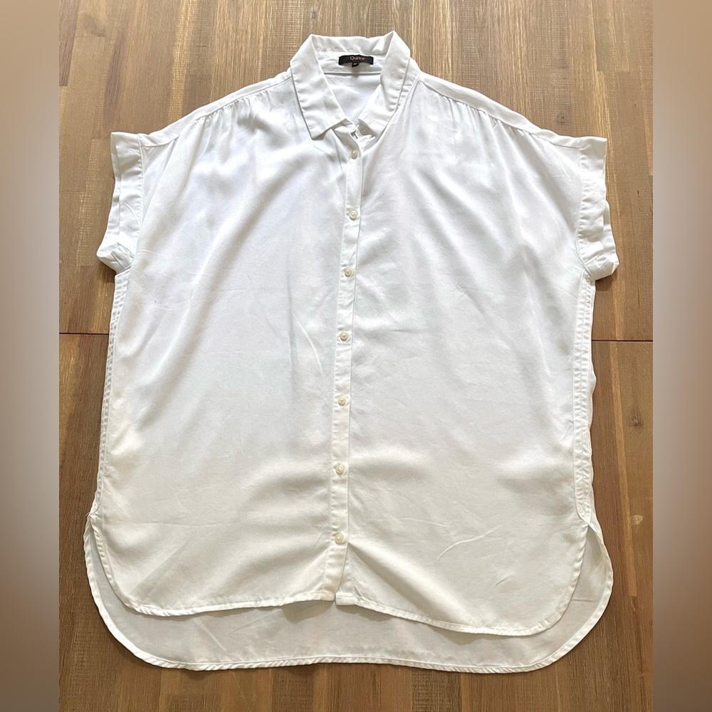 Quince Vintage Wash Tencel Camp Shirt